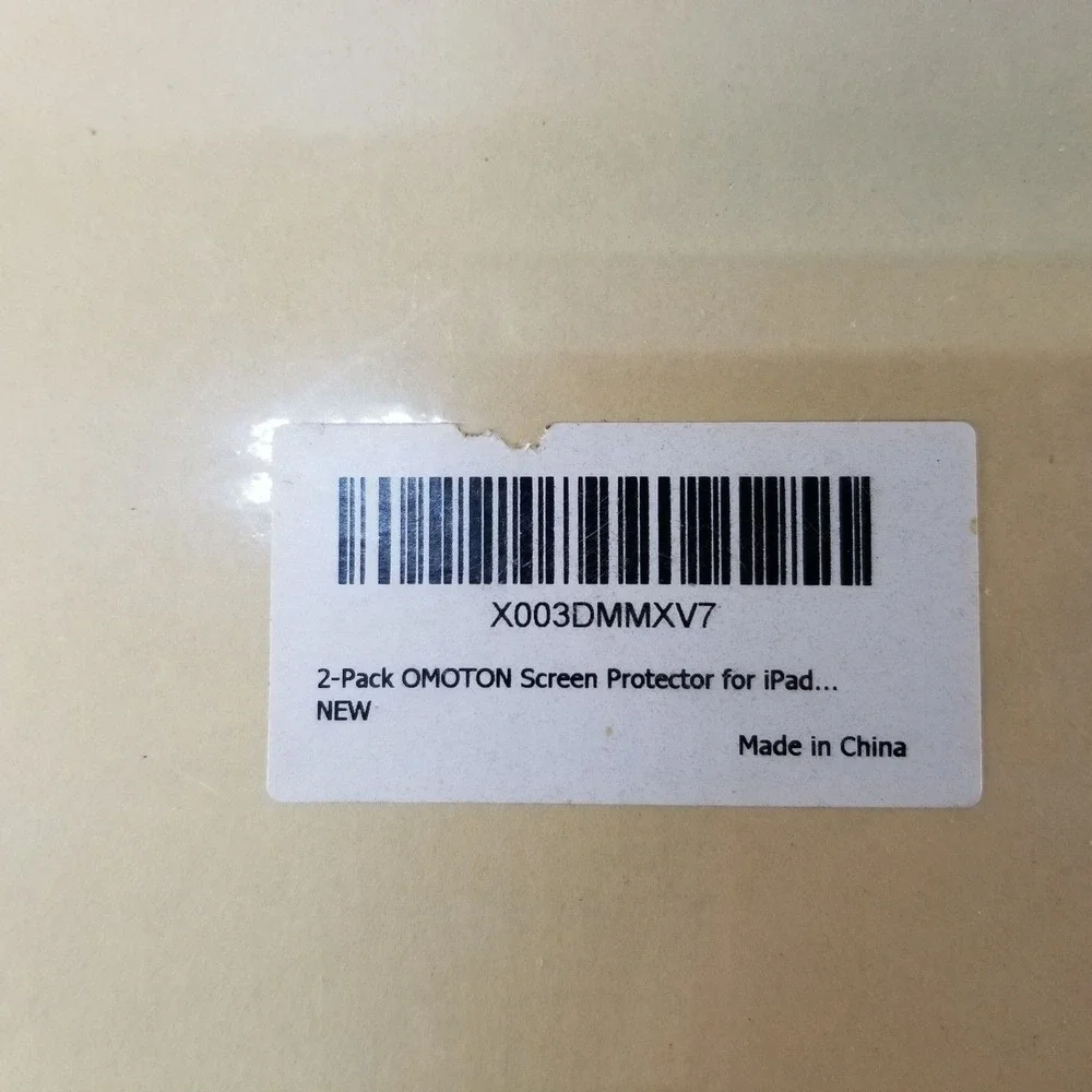 iPad Screen Protector Omoton Tempered Glass 2-Pack 9H Scratch Resistant